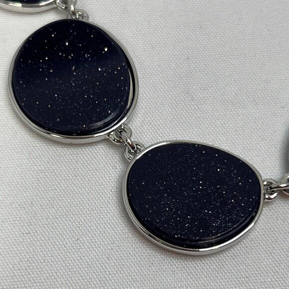 Ballet moonstone silver toned necklace - Picture 2 of 7